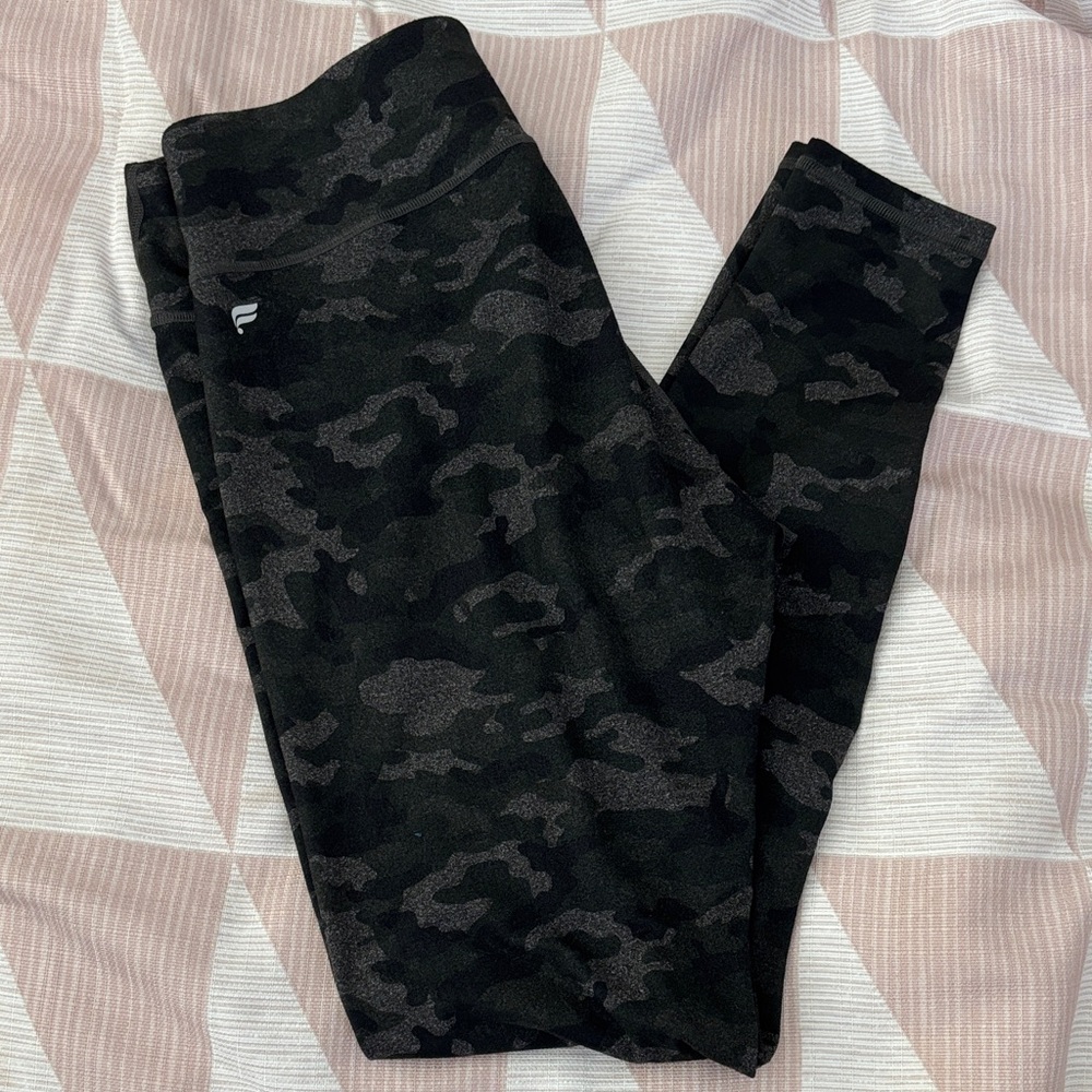 Fabletics Black Camo Leggings